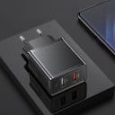 Dubbel USB snabbladdningsströmadapter K696 2