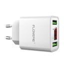 Podwójny adapter sieciowy USB z wyświetlaczem 1