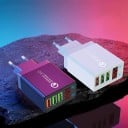 Snabbladdningsnätadapter 3 USB-portar 4