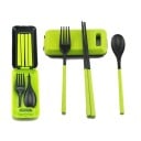 Cubiertos plegables con estuche 3 uds. 5