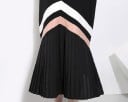 Vestido midi plisado 10