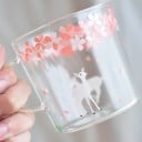 Glasmugg med blommor 5