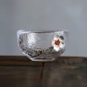 Glaskopp med blomma 4