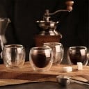 Dubbelväggiga kaffeglas 6 st 2