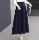 Falda formal de talle alto para mujer A1147 5