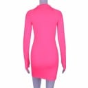 Rochie mini sport cu mâneci lungi 6