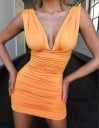 Stretch bodycon klänning 8