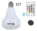 Super żarówka bluetooth z gniazdem E27 2
