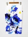 Falda elegante de mujer con flores J501 6