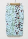 Falda elegante de mujer con flores J501 7