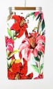 Falda elegante de mujer con flores J501 13