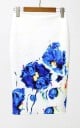 Falda elegante de mujer con flores J501 15