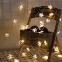 Guirlande lumineuse LED avec flocons 2