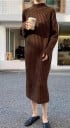Vestido midi tipo suéter 2