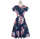 Vestido diana con flores 2