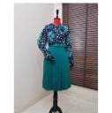 Vestido con falda plisada 3