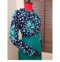 Vestido con falda plisada 5