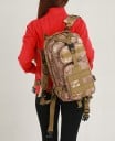 Taktisk ryggsäck 25 l med MOLLE-remmar Fyra fack med dragkedja Vadderad ventilerad rygg Byst- och midjerem Oxford 43 x 26 x 23 cm 14