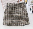 Falda de mujer con estampado de cuadros 2