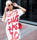 Oversized t-shirtklänning 5