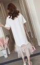 Rochie tricou cu fustă din tul 5
