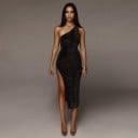 Vestido midi brillante 5