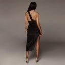 Vestido midi brillante 7