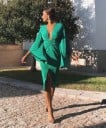 Vestido tubo brillante 4