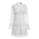 Mini rochie din tul alb 1