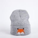 Unisex mössa med räv 3