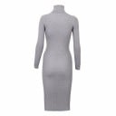 Vestido de punto con cuello alto 5