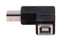 USB 2.0 vinklad adapter 90° - Hane till hona 4