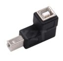 USB 2.0 vinklad adapter 90° - Hane till hona 5