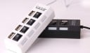 USB 4-ports HUB med switch J1634 4
