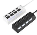 USB 4-ports HUB med switch J1634 12