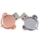 Figura de palo con memoria USB y auriculares 6