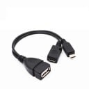 USB-adapter USB AF/micro BM + micro BF, OTG 1