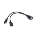 USB-adapter USB AF/micro BM + micro BF, OTG 2