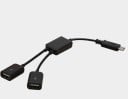 Rozdzielacz USB-C 3.1 na USB M / F 1