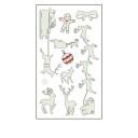Temporär tatuering i julens glöd i mörkret 4