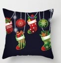 Housse de coussin en lin de Noël 4