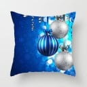 Housse de coussin en lin de Noël 10
