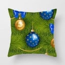 Housse de coussin en lin de Noël 12