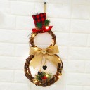 Christmas Wicker LED Snowman 1