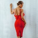 Vestido de noche con volantes 7