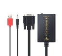 VGA till HDMI anslutningskabel med ljudkontakt 1
