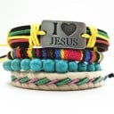 Vícevrstvý náramek 4 ks 20