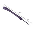 8-delige set haaknaalden 2,5–6 mm Paarse plastic haaknaalden voor haken en breien Ambachtelijke naaigereedschappen DIY weven en naaien 2