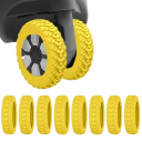 8 pcs protetores de silicone para rodas de malas 5 x 1,2 cm capas anti-ruído para rodas de malas de viagem proteção das rodas contra ruído e desgaste 5