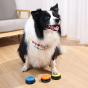 8 pcs Voice Buttons for Dogs 8.8 x 4 cm Recording Button Set for Training and Communication with Animals Battery Operated 2× AAA 2